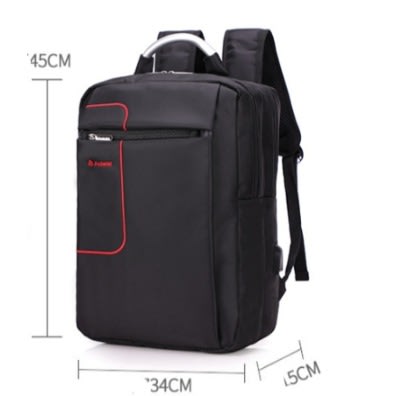Waterproof Business Laptop Backpack- Black