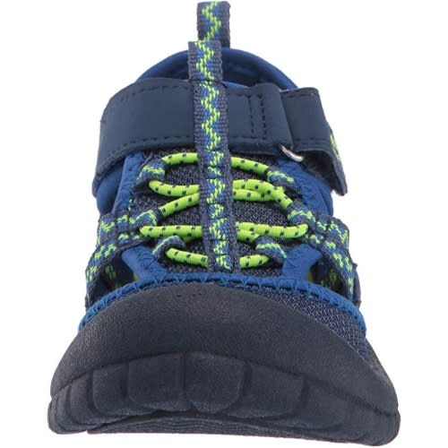 B'gosh Toddler Boys Athletic Bumptoe Sandal Shoe -navy Blue