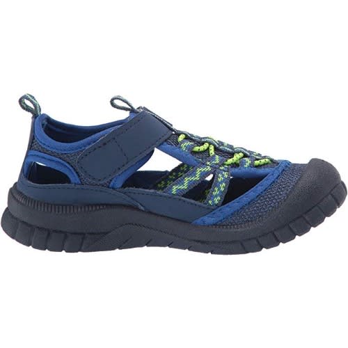 B'gosh Toddler Boys Athletic Bumptoe Sandal Shoe -navy Blue