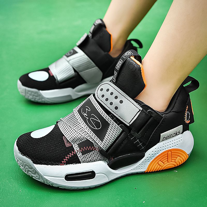 Boys Basketball Shoes Breathable Sports Walking Trainers