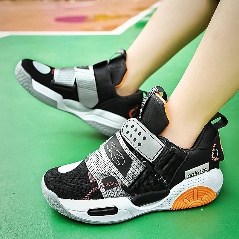 Boys Basketball Shoes Breathable Sports Walking Trainers