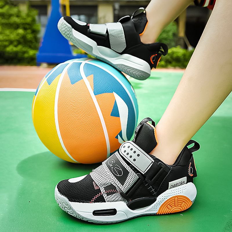 Boys Basketball Shoes Breathable Sports Walking Trainers
