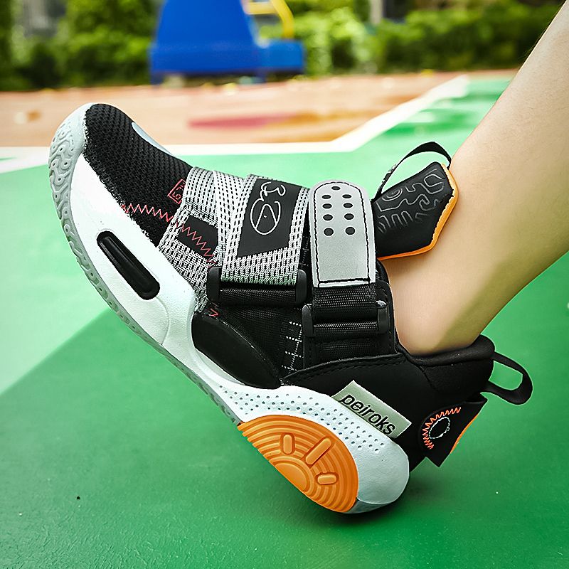 Boys Basketball Shoes Breathable Sports Walking Trainers