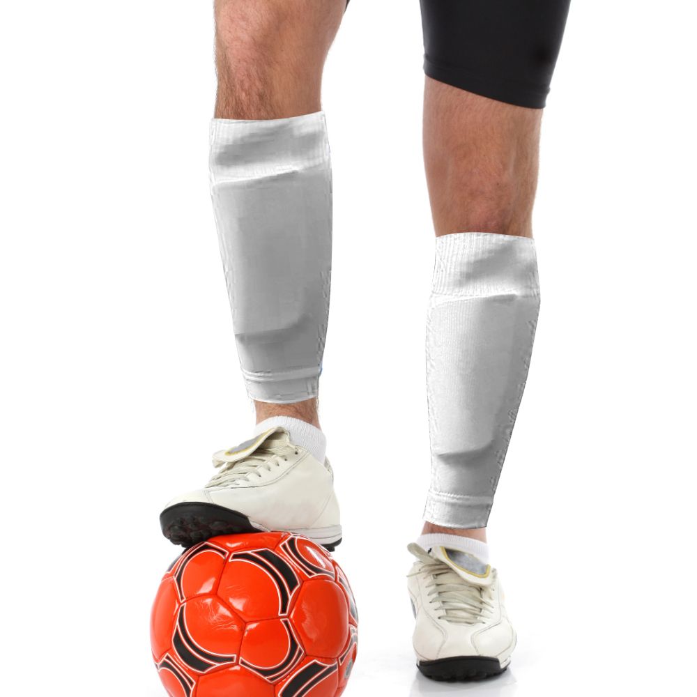 3 Pairs Anti Slip Soccer Socks And Calf Sleeves Set Outdoor