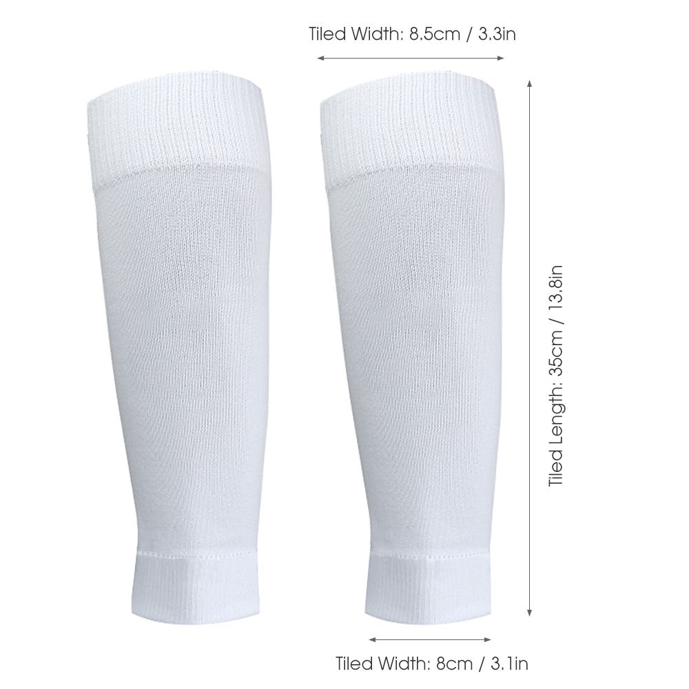 3 Pairs Anti Slip Soccer Socks And Calf Sleeves Set Outdoor