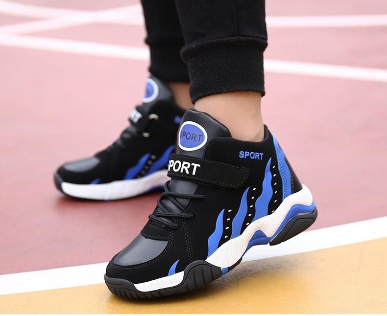 Boys Basketball Shoes Sports Basketball Shoes Blue
