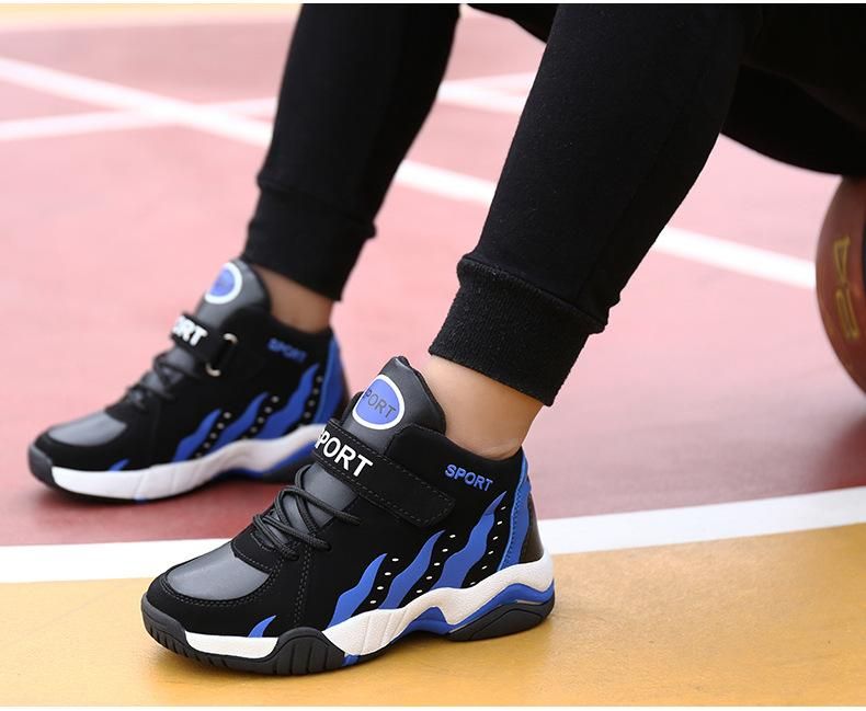 Boys Basketball Shoes Sports Basketball Shoes Blue