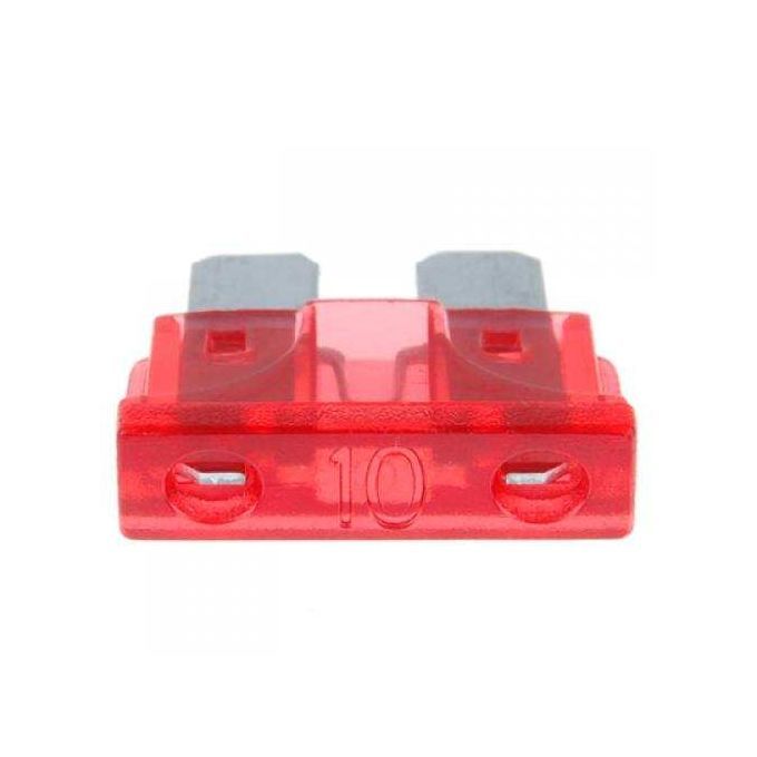 Red 10 X 10A 32V Middle Size Auto Car  Fuses New