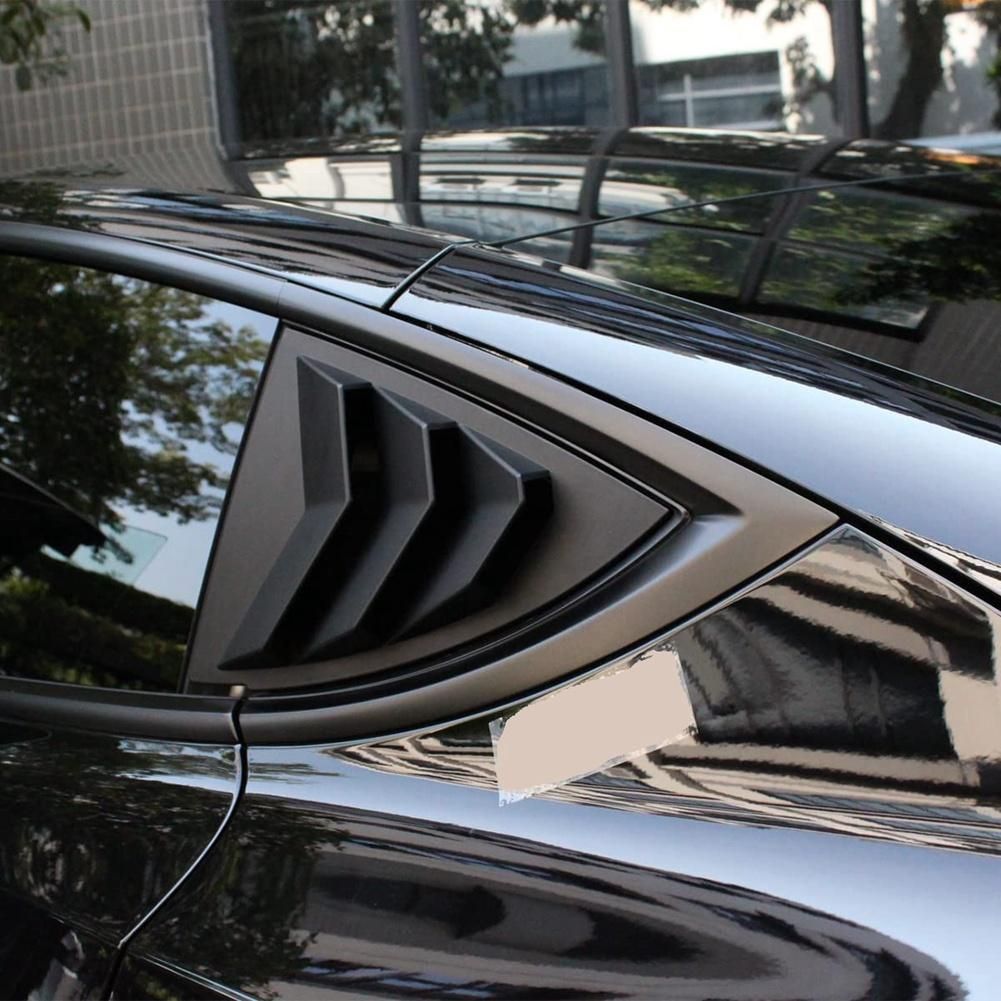 For Tesla Model Y 2020 2021 Rear Side Air Vent Scoop Shades