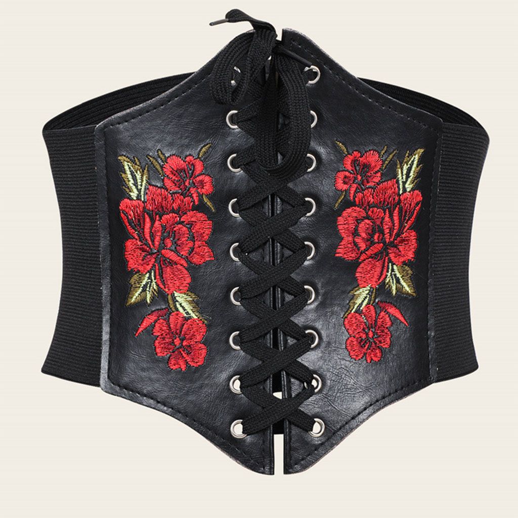 Fashion Women Wide Elastic Waist Belt Corset For Skirt Ladies