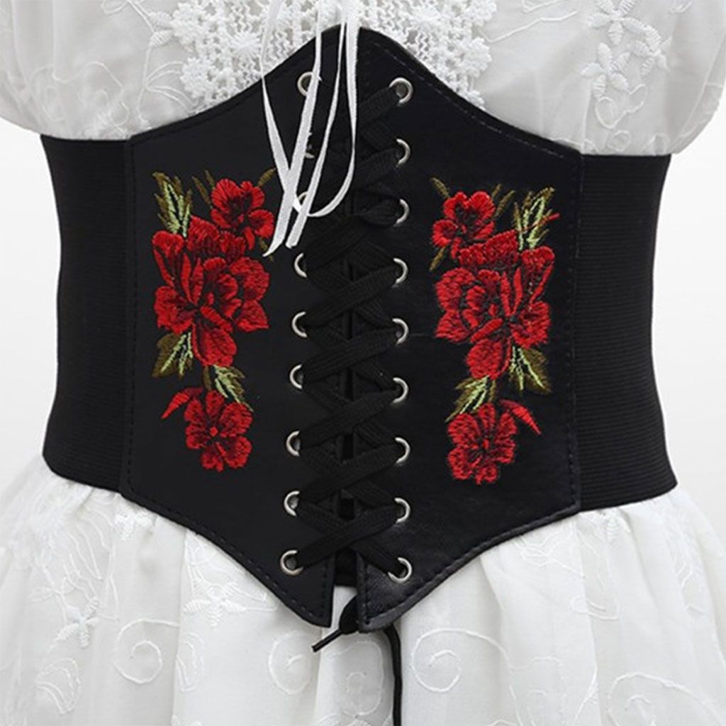 Fashion Women Wide Elastic Waist Belt Corset For Skirt Ladies