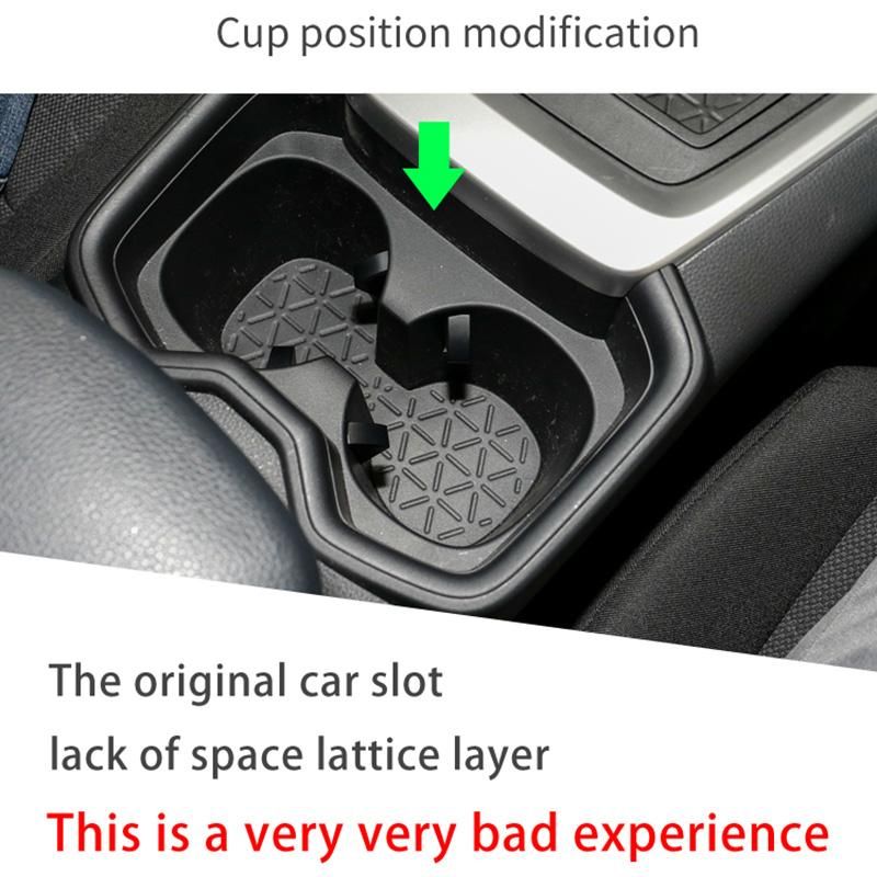 Car Cup Holder Storage Box for Toyota RAV4 2019 2020 XA50 RAV 4 50 Accessories Cup Mat Card Phone Storage Box