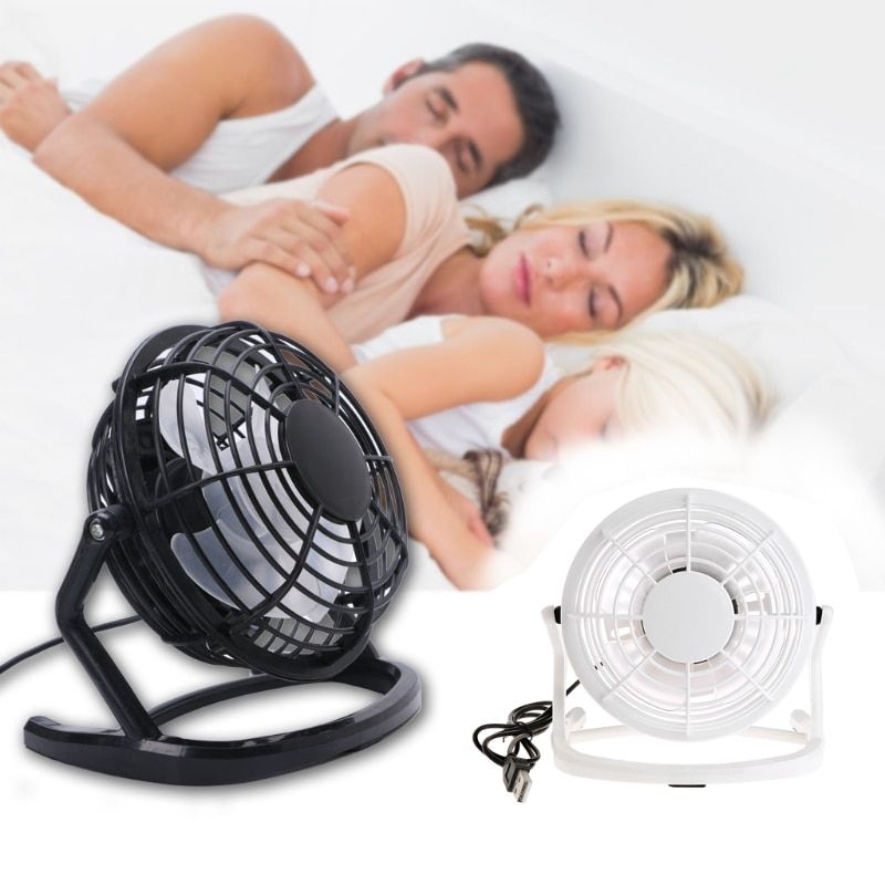 Mini Portable Super Mute Plastic USB Fan Desk Cooling Laptop Notebook PC Cooler Black