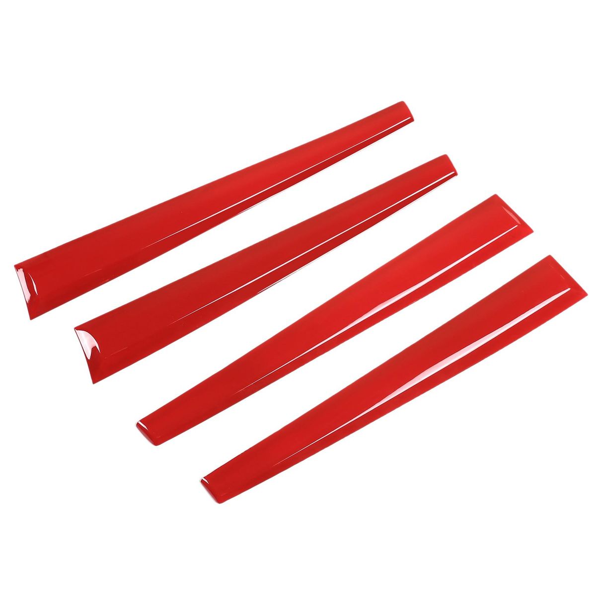 For Toyota Hilux 2015-2021 Car Inner Door Panel Cover Trim Car Styling Red
