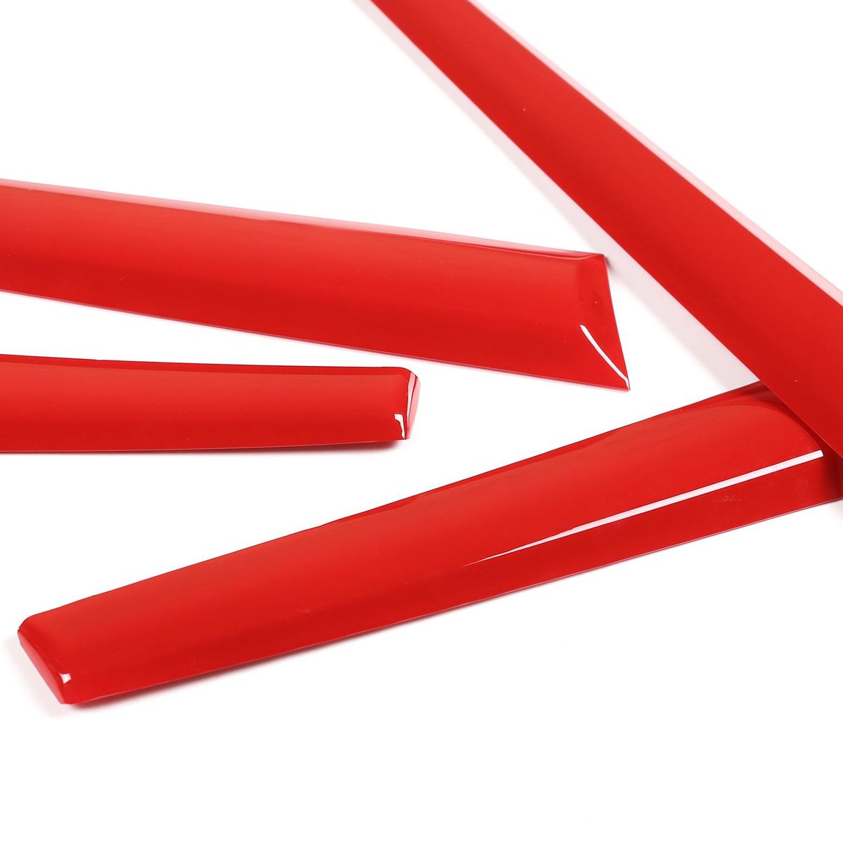 For Toyota Hilux 2015-2021 Car Inner Door Panel Cover Trim Car Styling Red