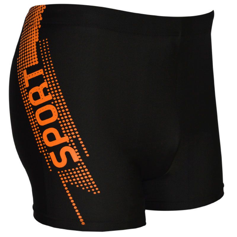 2021 Men Swim Trunks Boxer Adult Swimming Trunks Plus Swim Shorts Men's High