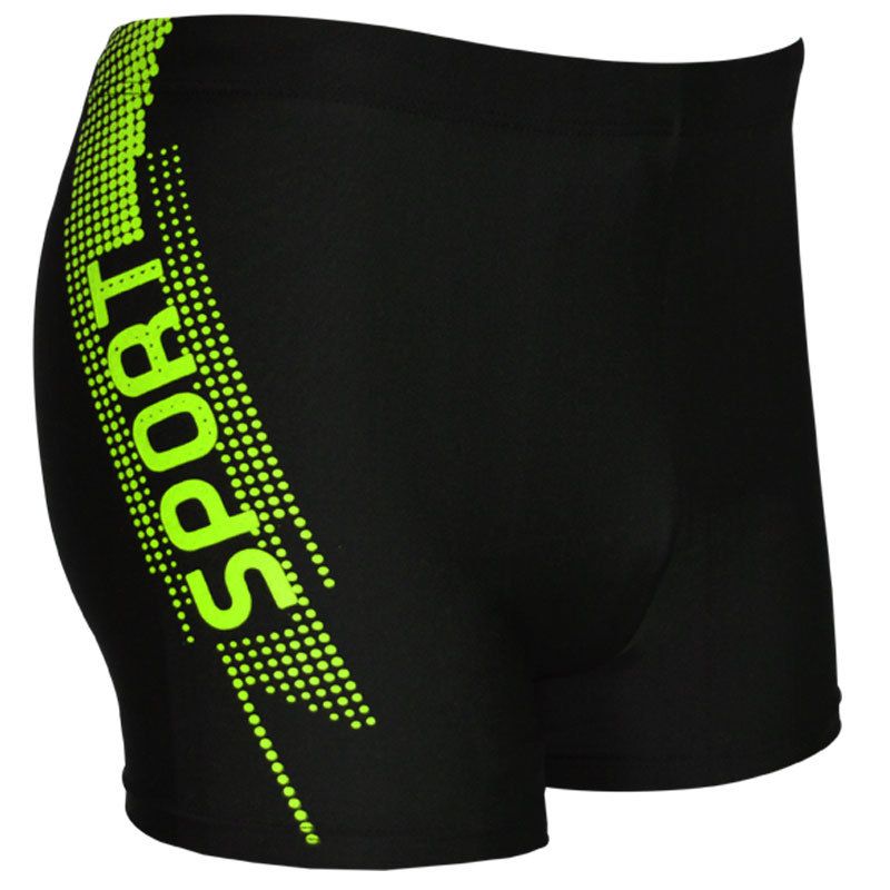 2021 Men Swim Trunks Boxer Adult Swimming Trunks Plus Swim Shorts Men's High
