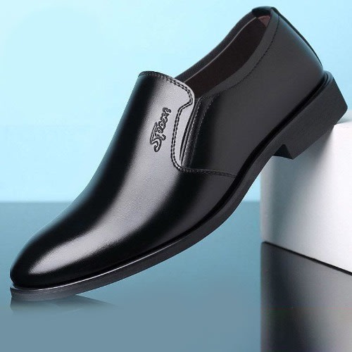 Men's Leather Formal Shoes - Black