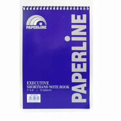Paperline 70 Sheet Executive Shorthand 5