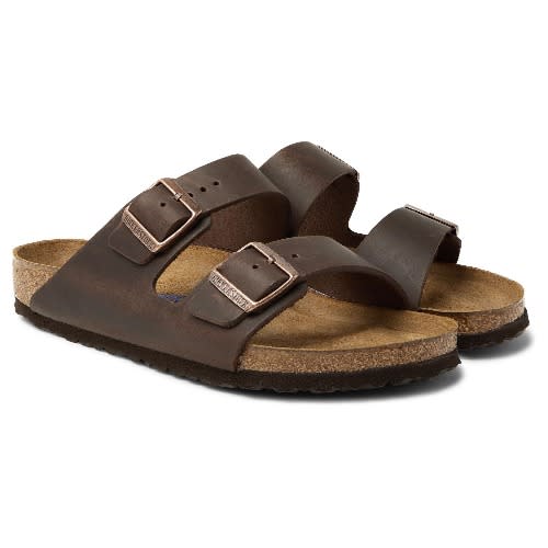 2 Straps Birkenstock Slippers - Brown
