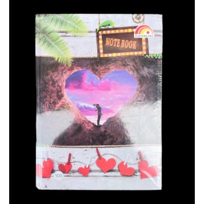 Hard Cover Notebook - 200 Leaves - Sets Of 3