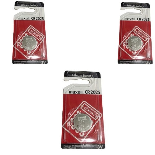 Maxell CR2025 Lithium battery 3pcs