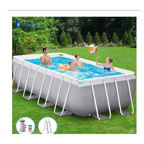 Prism Frame Rectangular Above Ground Pool - 4mx2mx122cm