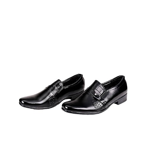 Boys Crocs Design Dress Shoe And Special Occasion- Black