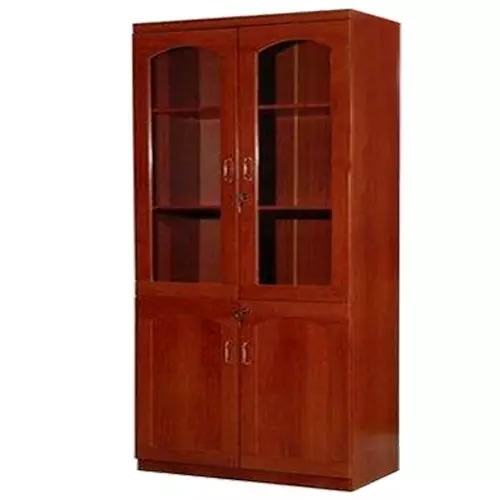 2 Doors Wooden Bookshelf