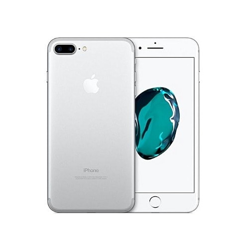 iPhone 7 Plus - 128GB - Silver With Free Pouch, Screen Protector And Selfie Stick