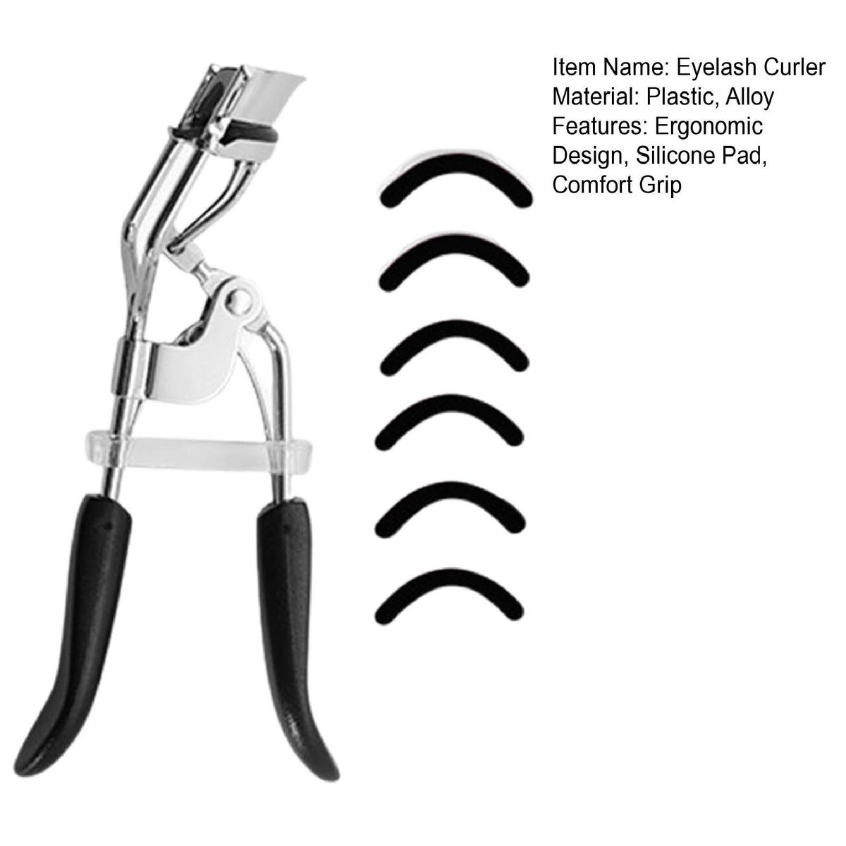 1 Set Curling Eyelash Clip Eyebrow Brush Eyelash Curler Kit