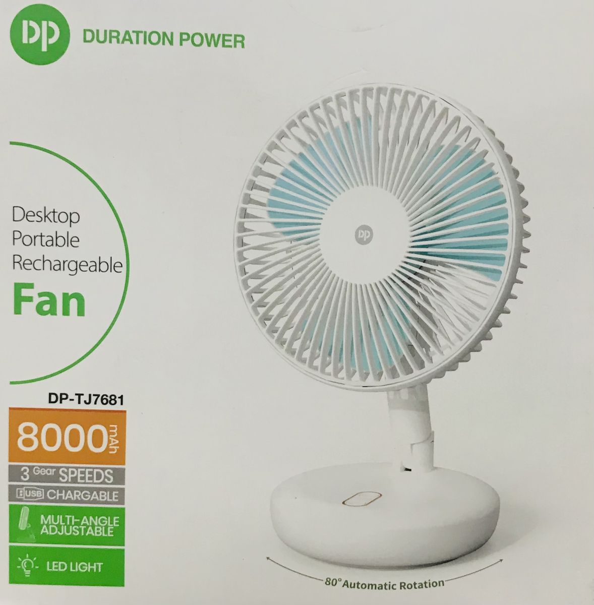 Rechargeable Mini Fan