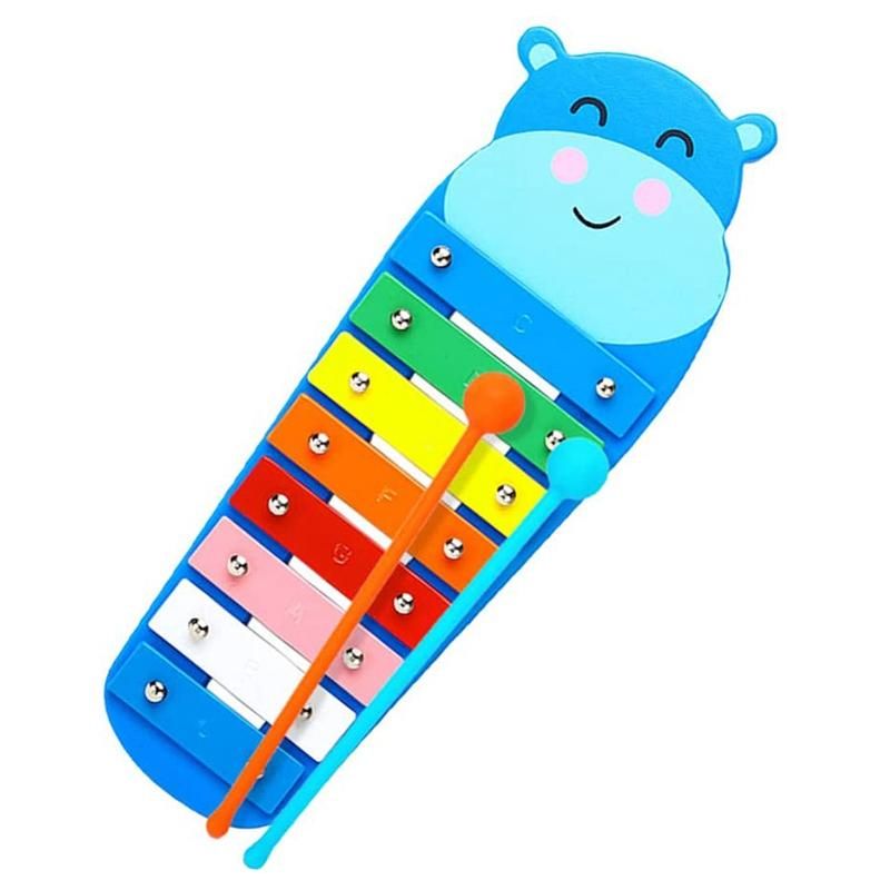 Kids Musical Instruments Hand Knock Xylophone Octave Wood