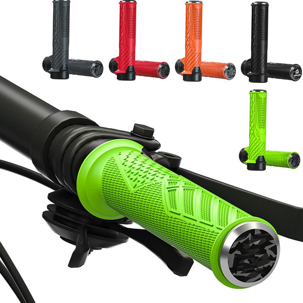 Shockproof Bike Handlebar Grips 22.2mm Bicycle Grips Non-Slip Soft Handlebar Cover End for Mountain Bikes