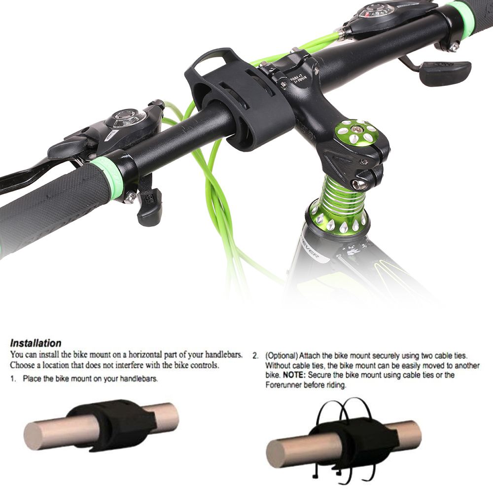 Bike Bicycle Handlebar Silicone Mount Holder Kit For Garmin