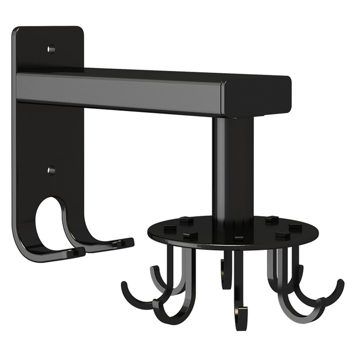 Kitchen Rotating Hook With 8 Removable Hooks 2 Hanging Hooks