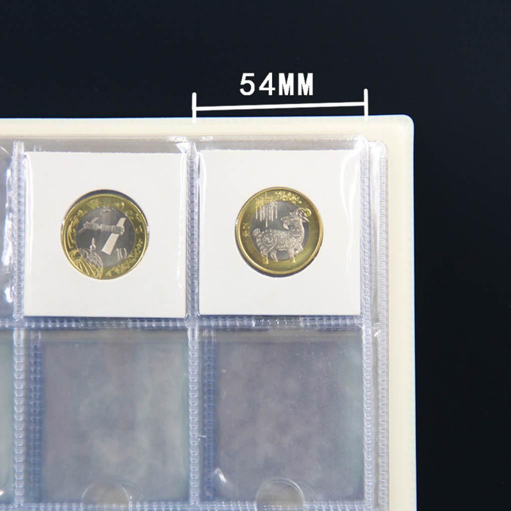 2pcs 200 Coin Storage Book Money Penny Collector Collection Green
