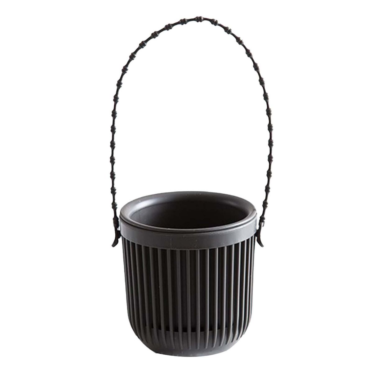 Flower Planter Hanging Flowerpot Plant Vase Black Gray