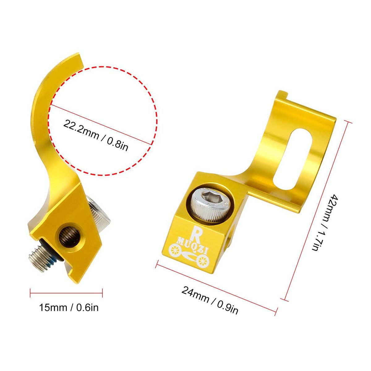 Mountain Bike Brake Adapter Trigger Shifter Integrated Adapter 2 In 1 Connector Bike Fitting