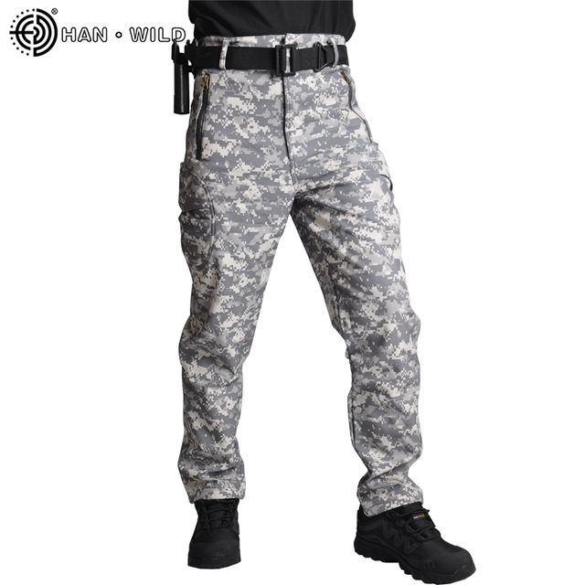Han Wild Men Hiking Pants Trekking Climb ACU Camouflage_S
