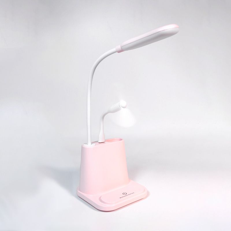 Led Small Desk Lamp Touch Adjustment Usb Rechargeable Table