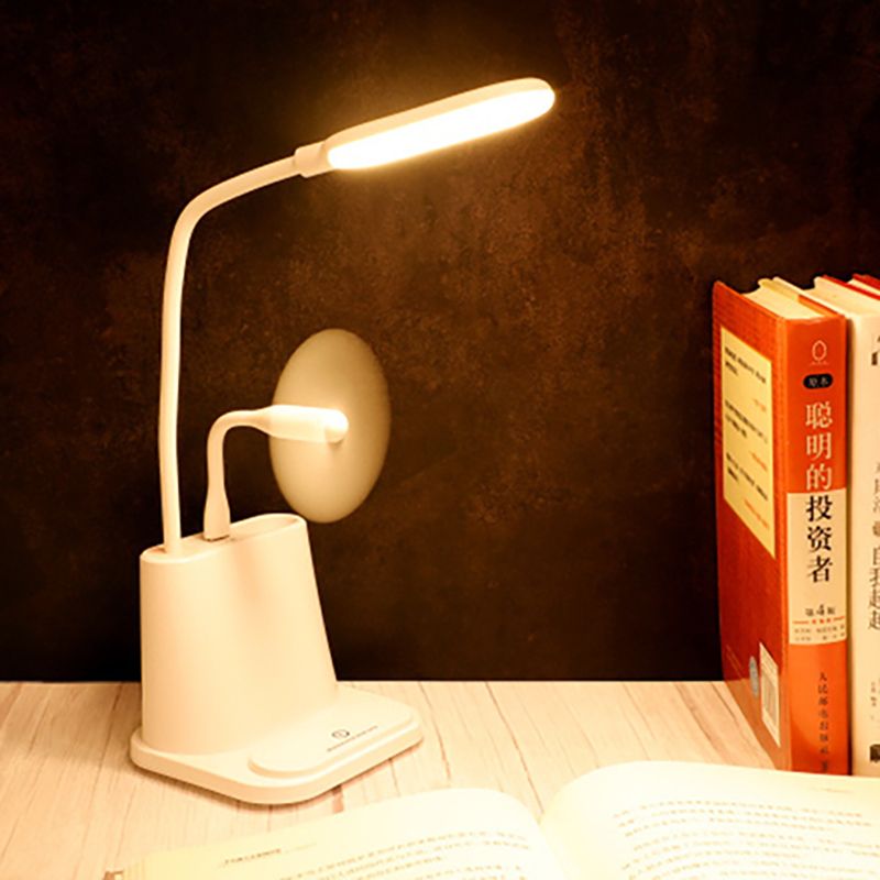 Led Small Desk Lamp Touch Adjustment Usb Rechargeable Table