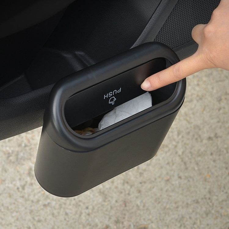 2 PCS Car Trash Can Large Capacity Interior Accessories Box