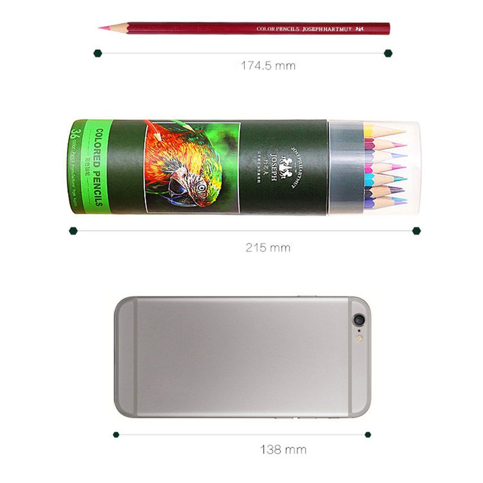 HP Environmentally Friendly, Oily, Colored Lead, Drawing Cartons, -12 Colors