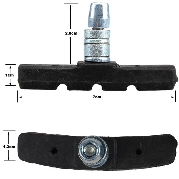 1pc Bike Brake Pads Cyling Mountain Bicyle Sport Brake Pads