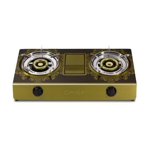 Halal Stainless Table Top Gas Cooker - Qgc-2b - 4x6