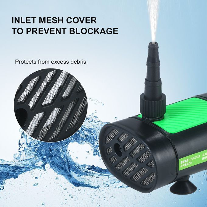 12V Brushless Submersible Water Pump 30W Ultra Quiet