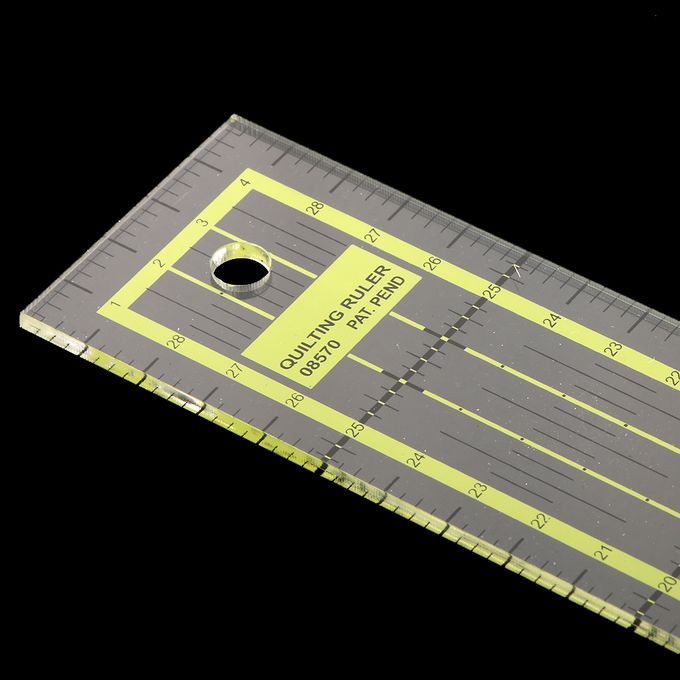 3x Rectangle Square Sector Plastic Quilt Patchwork Ruler DIY Sewing
