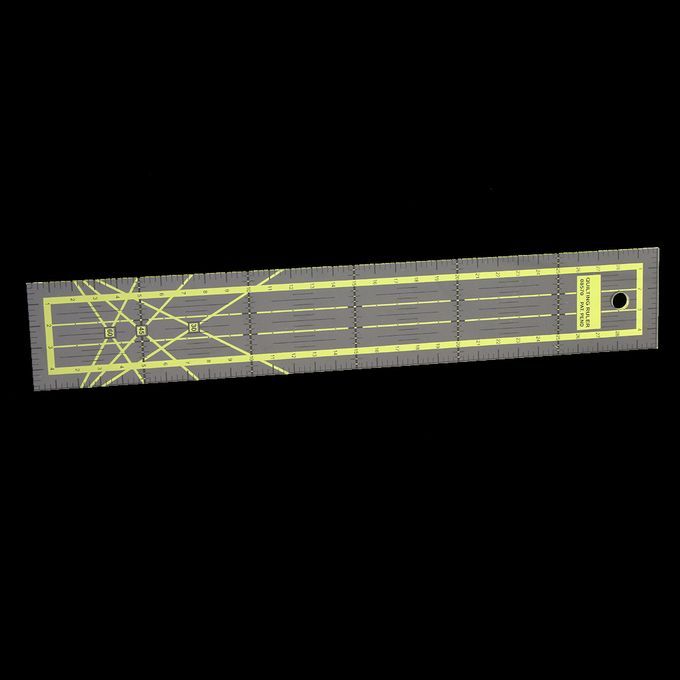 3x Rectangle Square Sector Plastic Quilt Patchwork Ruler DIY Sewing