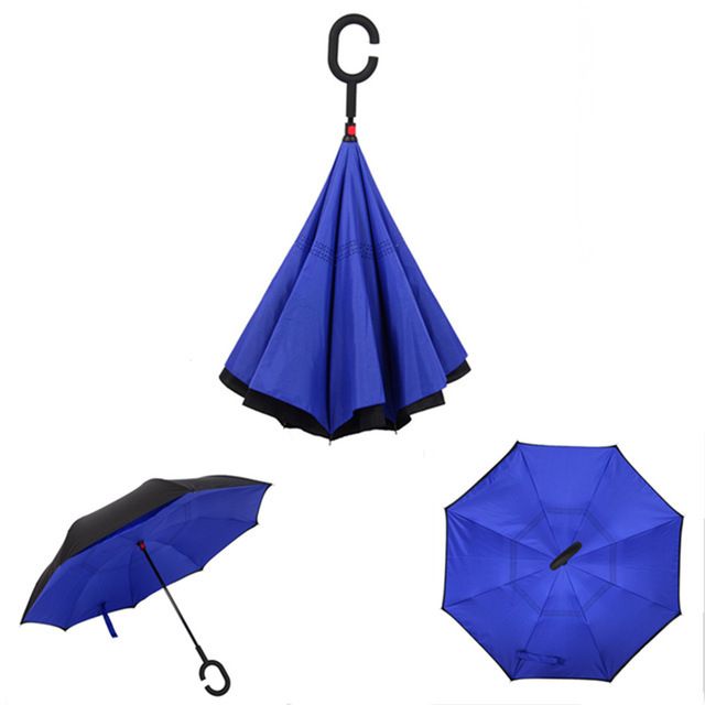 Inverted Anti UV Umbrella Man Umbrellas